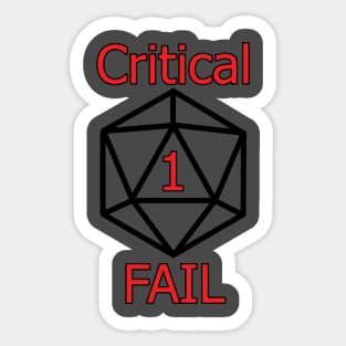 Critical FAIL Sticker